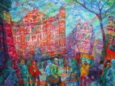 Recent Paintings - CAMBRDGE CIRCUS - LONDON
